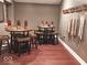 Groom's room with tables, stools, and tie rack at 5465 S State Road 75, Jamestown, IN 46147