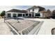 In-ground pool with a gray cover and spacious concrete patio at 5465 S State Road 75, Jamestown, IN 46147