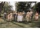 Wedding party walking down a path at 5465 S State Road 75, Jamestown, IN 46147