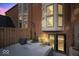 Private backyard with wooden fence and access to lower level at 588 E Vermont St, Indianapolis, IN 46202
