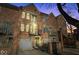 Brick townhome with attached garage and balcony at 588 E Vermont St, Indianapolis, IN 46202