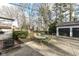 Spacious backyard patio with seating area and fire pit at 8365 N Pennsylvania St, Indianapolis, IN 46240