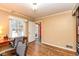 Bright home office with hardwood floors and access to exterior at 8365 N Pennsylvania St, Indianapolis, IN 46240