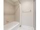Clean bathroom with tub and shower at 8650 Jaffa Ct W Dr # 12, Indianapolis, IN 46260