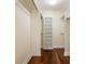 Large walk-in closet with shelving and hanging rods at 8650 Jaffa Ct W Dr # 12, Indianapolis, IN 46260