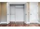 Spacious closet with double doors and ample hanging space at 8650 Jaffa Ct W Dr # 12, Indianapolis, IN 46260