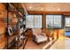 Cozy reading nook with rustic shelving and natural light at 8850 W State Road 46, Columbus, IN 47201