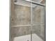 Large tiled shower with glass enclosure at 1011 Grassy Branch Dr, Indianapolis, IN 46239