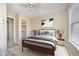 Bedroom with a bed, closet, and natural light at 10229 Canal Way, Noblesville, IN 46060
