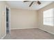 Bedroom with a standard closet, fan, and natural light at 10229 Canal Way, Noblesville, IN 46060