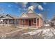 Attractive orange house with a small yard at 117 N Sheffield Ave, Indianapolis, IN 46222
