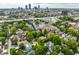 Aerial view of neighborhood near downtown Indianapolis at 1468 Alabama St, Indianapolis, IN 46202