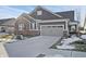 Brick and gray exterior with two-car garage at 15020 Stonneger St, Westfield, IN 46074