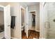 Bathroom with toilet, walk-in closet, and shower at 2394 Eagle Ave, Plainfield, IN 46168