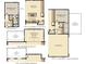 Second floor plan includes owner's suite, loft, and two additional bedrooms at 599 Mccaffrey Cir, Westfield, IN 46074