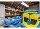 A storage area is packed with lake accessories and other items to enhance your lakeside fun at 6234 Bobwhite Dr, Nineveh, IN 46164