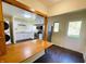 Kitchen with stainless steel appliances and adjacent dining area at 644 Fankboner Ct, Greenwood, IN 46143