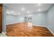 Spacious living room featuring hardwood floors and recessed lighting at 671 Knollwood Dr, Columbus, IN 47203