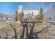 Spacious wooden deck with backyard view and partial privacy at 7541 Mather Ln, Indianapolis, IN 46239
