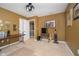 Spacious home office with built-in desk and access to hallway at 7541 Mather Ln, Indianapolis, IN 46239