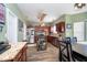 Modern kitchen with stainless steel appliances and granite countertops at 7541 Mather Ln, Indianapolis, IN 46239