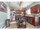 Updated kitchen with stainless steel appliances and granite countertops at 7541 Mather Ln, Indianapolis, IN 46239