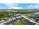 Aerial view of community with various housing styles at 17083 Cole Evans Dr, Noblesville, IN 46060
