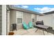 Private backyard patio with seating and grill at 17083 Cole Evans Dr, Noblesville, IN 46060