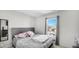 Cozy bedroom with a queen-size bed and a view of the neighborhood at 17935 Paula, Westfield, IN 46074