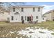 Two-story home with patio and backyard at 2129 Keystone Pl, Columbus, IN 47203