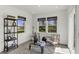 Sunroom with a view of the backyard, access to the outdoors at 3872 Branch Cir, Franklin, IN 46131