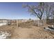 Partially fenced paddock with access to barn at 4462 S Morgantown Rd, Greenwood, IN 46143