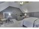 Serene bedroom with sitting area and ceiling fan at 4462 S Morgantown Rd, Greenwood, IN 46143