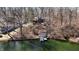 Waterfront property with private dock access and stairs to the lake at 459 W Lakeview Dr, Nineveh, IN 46164