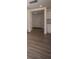 Bright entryway with a white door, modern flooring, and neutral color scheme at 7541 Big Bend Blvd, Camby, IN 46113