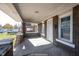 Brick front porch with access to the front door at 836 S Tremont St, Indianapolis, IN 46221