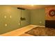 Finished basement room with projector and dartboard at 901 W Marsh St, Muncie, IN 47303