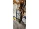 Attached garage with visible furnace and storage at 11 Eastridge Dr, Greenwood, IN 46143
