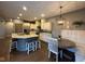 Beautiful kitchen with an island, granite countertops, and stainless steel appliances at 11253 Loch Raven Blvd, Fishers, IN 46037