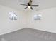 Bright bedroom with ceiling fan and neutral carpeting at 1238 Orchard N Park, Carmel, IN 46280