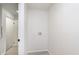 Small laundry room with vinyl flooring and a washer/dryer hookup at 1238 Orchard N Park, Carmel, IN 46280