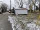 Backyard with detached garage and shed at 12625 Strawtown Ave, Noblesville, IN 46060