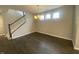 Dining room with hardwood floors and chandelier at 17389 Dallington St, Westfield, IN 46074