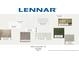 Osborne Trails Central color board showcases Shafer B's design options and Lennar's building materials at 19509 Mcbee Ave, Westfield, IN 46074