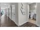 Hallway with access to bathroom and other rooms at 196 Brunson St, Westfield, IN 46074