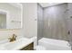 Elegant bathroom with a bathtub and modern fixtures at 2215 Brookside Ave, Indianapolis, IN 46218
