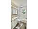 Updated bathroom with tile shower and flooring at 2533 Aurie Dr, Indianapolis, IN 46219
