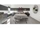 Modern bedroom featuring a gray and white color scheme at 3608 Planck Cir, Danville, IN 46122