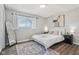 Spacious bedroom with a king-size bed and plenty of natural light at 4155 Senour Rd, Indianapolis, IN 46239
