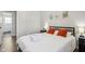 Bright bedroom with a comfortable queen-size bed and stylish decor at 4155 Senour Rd, Indianapolis, IN 46239